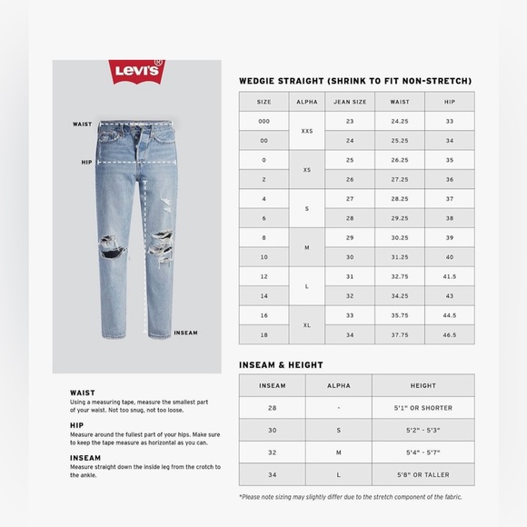 Levi's Off-White Denim Jeans - Picture 5 of 10